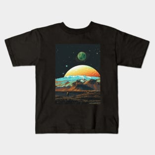 Exploring The Cosmos - Retro Space Kids T-Shirt